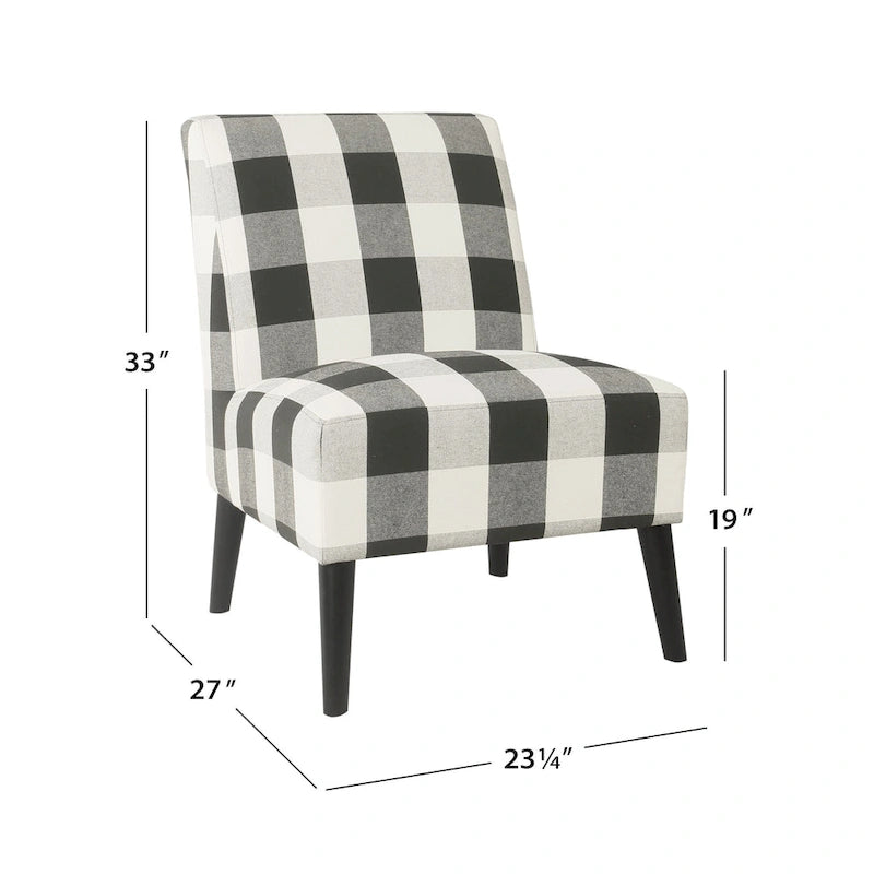Fauteuil d'appoint sans accoudoirs, assise capitonnée à motif médaillon, pieds en noyer foncé, bleu-gris