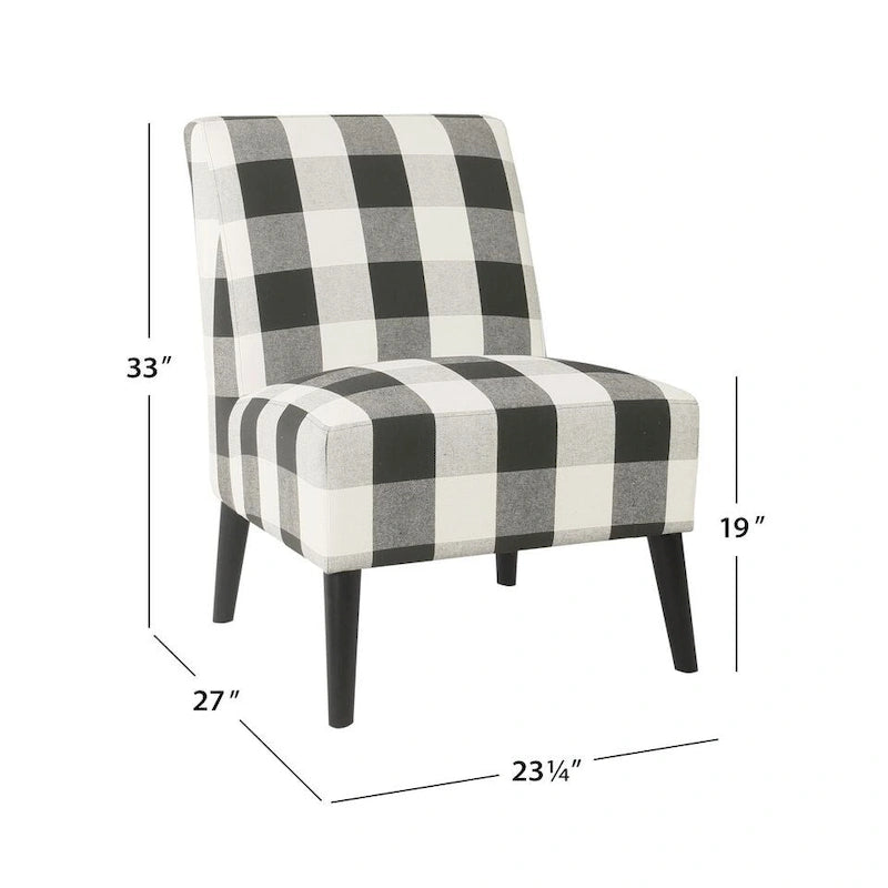 Fauteuil d'appoint sans accoudoirs, assise capitonnée à motif médaillon, pieds en noyer foncé, bleu-gris